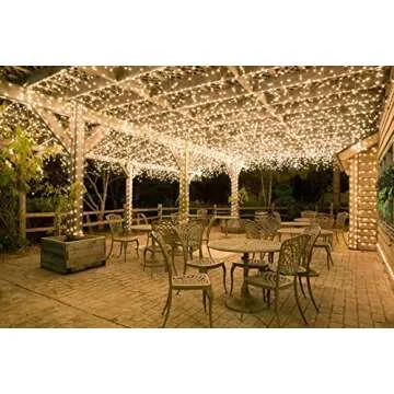 612 Vermont 100 Clear Christmas Lights on White Wire, UL Approved for Indoor/Outdoor Use, 18 Foot of Lighted Length, 20 Foot of Total Length