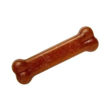 Nylabone Ring Bone Chew Toy for Puppies, Puppy Teething Toys, Chicken Flavor, Medium - Up to 35 lbs, 2 Pack