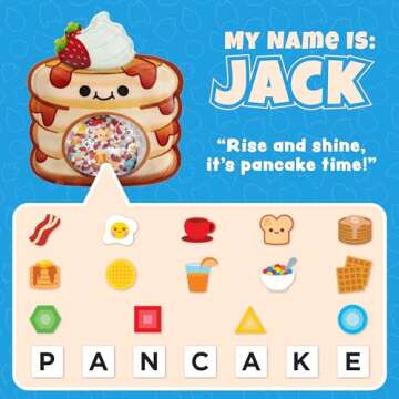 BIZYBOO - The Original Seek & Find Plush - Hidden Object Search Problem Solving Educational Matching Game for Kids 2 and Up - 2 Pack (Jack & Spacey)