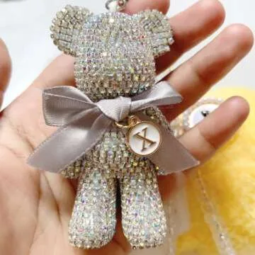 Cute Bling Bear Rear View Mirror Accessory for Car