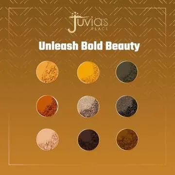 Juvia's Place Palette The Nomad - Marigold, Shimmering Honey, Deep Merlot, Shades of 9, Deep Merlot, Pigmented Makeup Palette Eye Color & Shine