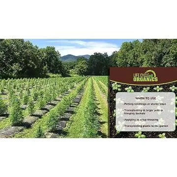 Life Cycle Organics 100% Organic Worm Castings 1 Gallon (approximatly 6lbs)