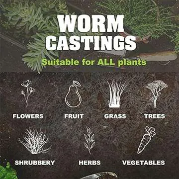 Life Cycle Organics 100% Organic Worm Castings 1 Gallon (approximatly 6lbs)