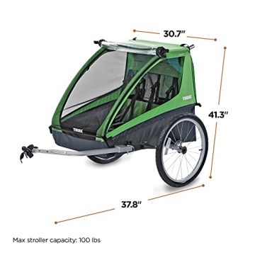 Thule Cadence 2 Seat Bike Trailer for Family Adventures