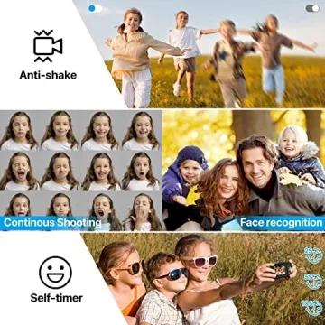 FHD 1080P Digital Camera with 32GB SD Card and Strap