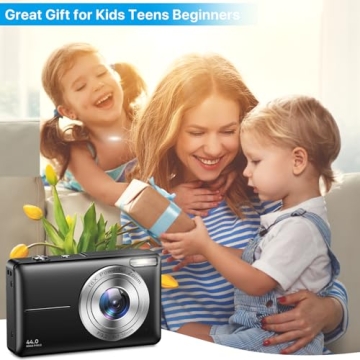 FHD 1080P Digital Camera with 32GB SD Card and Strap