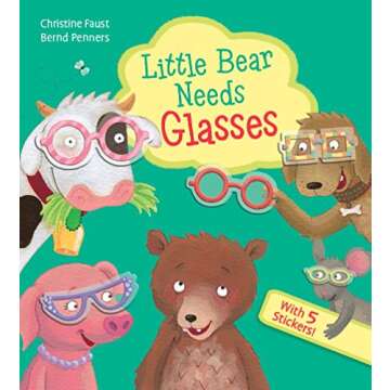 Engaging Board Book for Kids: Little Bear Needs Glasses