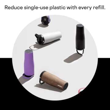 Corkcicle Go Cup XL Insulated Tumbler with Lid and Straw, Matte Black, 30 oz – Reusable Water Bottle Keeps Beverages Cold for 12hrs – Cupholder Friendly Tumbler, Leak-Proof Design