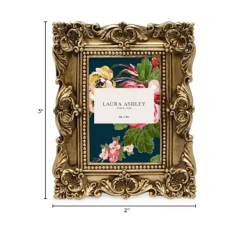 Laura Ashley Gold Ornate Hand-Crafted Picture Frame