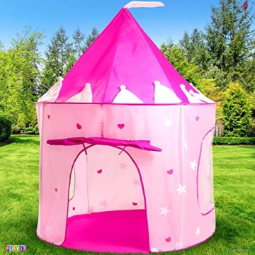 Play22 Princess Castle Tent - Pink Glow in the Dark Fun