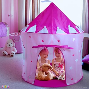 Play22 Princess Castle Tent - Pink Glow in the Dark Fun