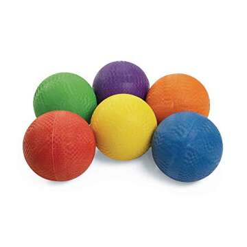 Excellerations Premium Rubber Playground Balls - Vibrant, Durable, and Fun!
