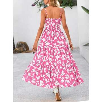 NOLLSOM Women's Floral Summer Dress for Casual Fun