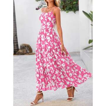 NOLLSOM Women's Floral Summer Dress for Casual Fun
