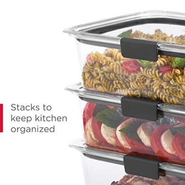 Rubbermaid Brilliance BPA-Free Food Storage Containers Set