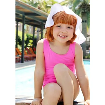 Stylish One Piece Girls' Swimsuit with UV Protection
