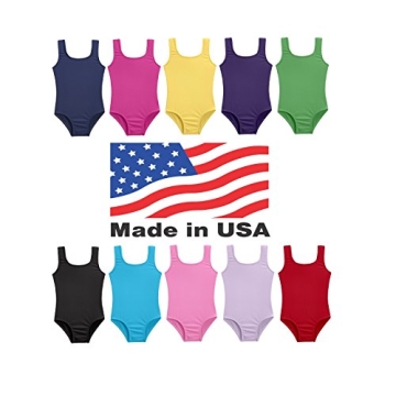 Stylish One Piece Girls' Swimsuit with UV Protection