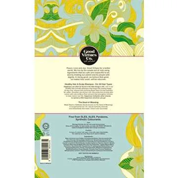 Good Virtues Shampoo for All Hair Types with Black Seed Oil