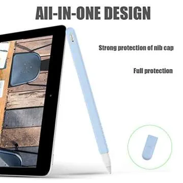 YINVA Apple Pencil Sleeve Cover - Stylish Silicone Grip