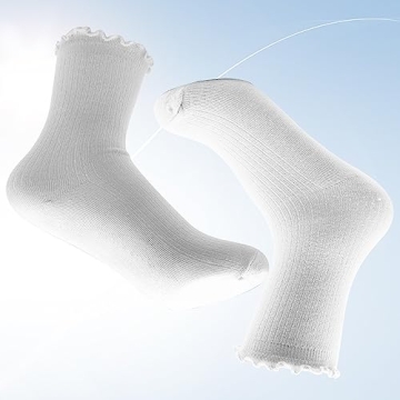 Dohia Women's Stylish Cotton Ankle Socks in Floral Design