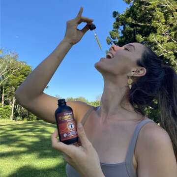 Lifecykel Cordyceps Mushroom Extract w/Kakadu Plum- Natural Energy Supplement for Fatigue & Stamina- Mycelium Vitamin C Antioxidants Non-GMO Organic Mushrooms Made in US, 2 Fl oz (Packaging May Vary)