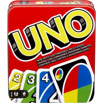 Family Travel Friendly Sturdy Storage Exclusive UNO Card Game