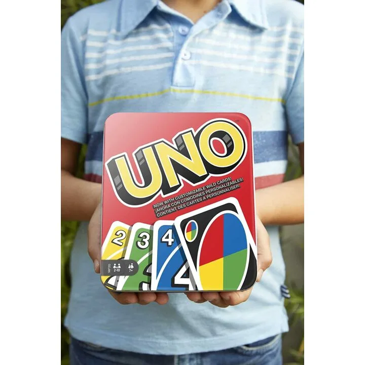 Family Travel Friendly Sturdy Storage Exclusive UNO Card Game