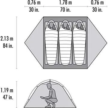 MSR Access 3-Person Lightweight 4-Season Tent