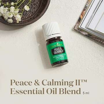 Young Living Peace & Calming II Essential Oil | 5ml | 100% Pure and Premium-Grade | Diffuser-Friendl...