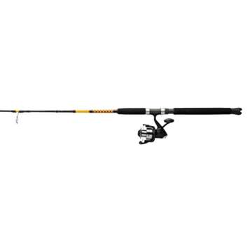 Ugly Stik Bigwater Spinning Reel and Fishing Rod Combo, Black/Red/Yellow