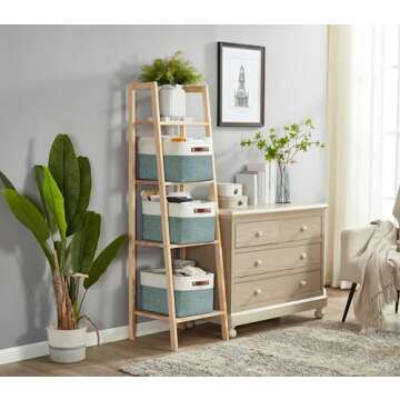 DECOMOMO Storage Bins - Sturdy and Stylish 3 Pack for Multi-Purpose Organization