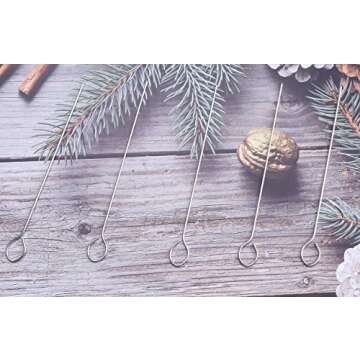 Ruwado 15 Pcs Stainless Steel Turkey Lacers for BBQ
