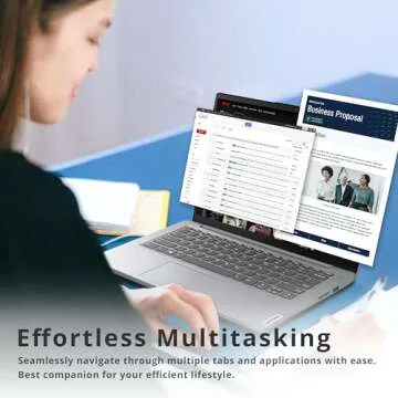 Lenovo 2022 Ideapad 1i 14" HD Laptop, Intel Celeron N4020 Processor, 4GB RAM, 64GB eMMC Flash Memory, Intel HD Graphics 500, HD Webcam, Stereo Speakers, Cloud Grey, Windows 11S, 128GB USB Card