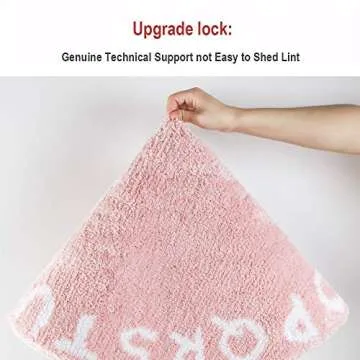 LIVEBOX ABC Kids Play Mat, Alphabet 3ft Round Area Rugs Soft Plush Educational Learning & Game Baby Girls Crawling Mat Non-Slip Tufted Throw Carpet for Nursery Decor Bedroom Best Shower Gift(Pink)