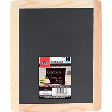 Plaid Double Sided Framed Chalkboard - Ideal for Home & Art Projects