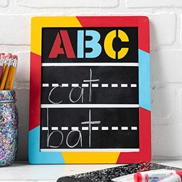 Plaid Framed Chalkboard - Perfect for All Ages