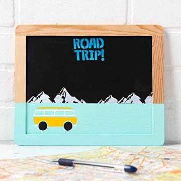 Plaid Framed Chalkboard - Perfect for All Ages