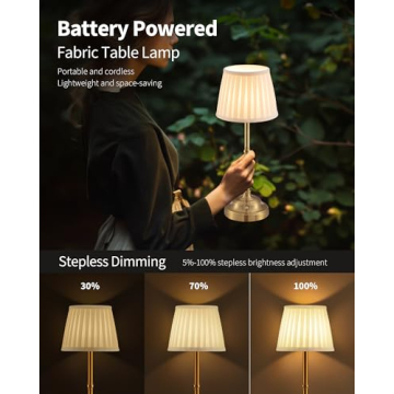 Stylish KDG Cordless LED Table Lamp for Any Space