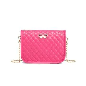 H HANBELLA - A FASHION TRENDY COLLECTION. FOREVER. - Hot Pink Crossbody Purse for Women Cute Quilted...