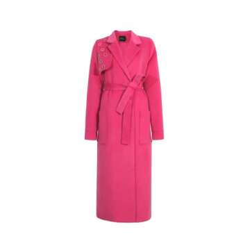 Stylish Pantora Women's Grommet Trench Coat for Winter