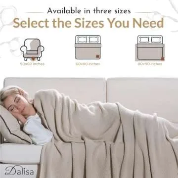 Dalisa 100% Organic Turkish Cotton Throw Blanket - GOTS Certified, Cozy - 50x60 Inches Birch, Perfect for Couch, Bed, and Home Decor - Boho Vintage Knit Alina