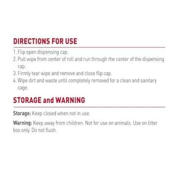 Nature's Miracle Litter Box Scrubbing Wipes - 30 Count