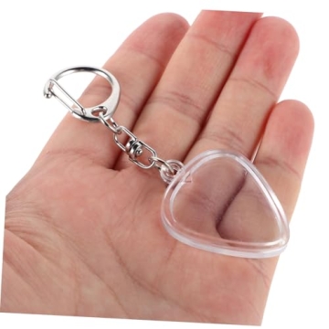 Guitar Pick Holder Heart Shaped Keychain for Musicians