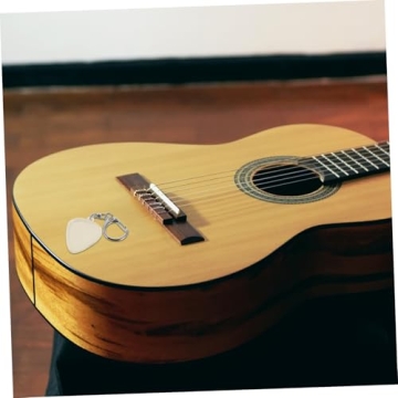 Guitar Pick Holder Heart Shaped Keychain for Musicians