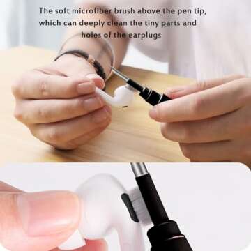 Earbuds Cleaning Kit 3-in-1 Tool for Bluetooth Headphones