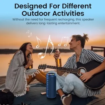 2026 Portable Bluetooth Speaker - 20W HD Sound, 20H Playtime, IP7 Waterproof