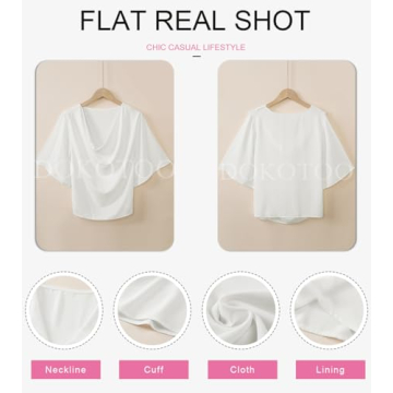 Dokotoo Women's Ruffle Sleeve Tops for 2025 Fashion