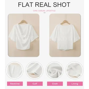 Dokotoo Women's Ruffle Sleeve Tops for 2025 Fashion