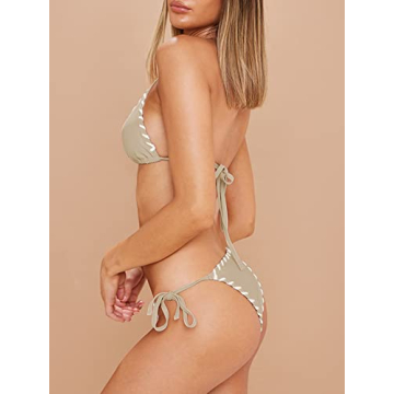 Stylish ZAFUL Bikini Set - Women’s Designer Two Piece Swimsuit