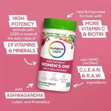 Rainbow Light Women’s High-Potency Daily Multivitamin 150 Count